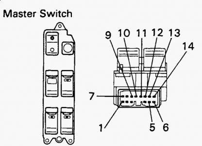 Toyota Power Window Wiring